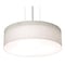 Afx Anton 12" LED Pendant - Satin Nickel Finish - Linen White Shade ANP1214LAJUDSN-LW - alternate 1